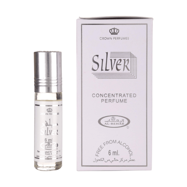 Al Rehab Silver Concentrated Perfume Oil 6 mL / 0.2 oz