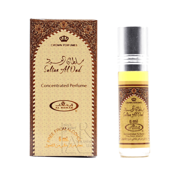 Al Rehab Sultan Oud Concentrated Perfume Oil 6 mL / 0.2 oz