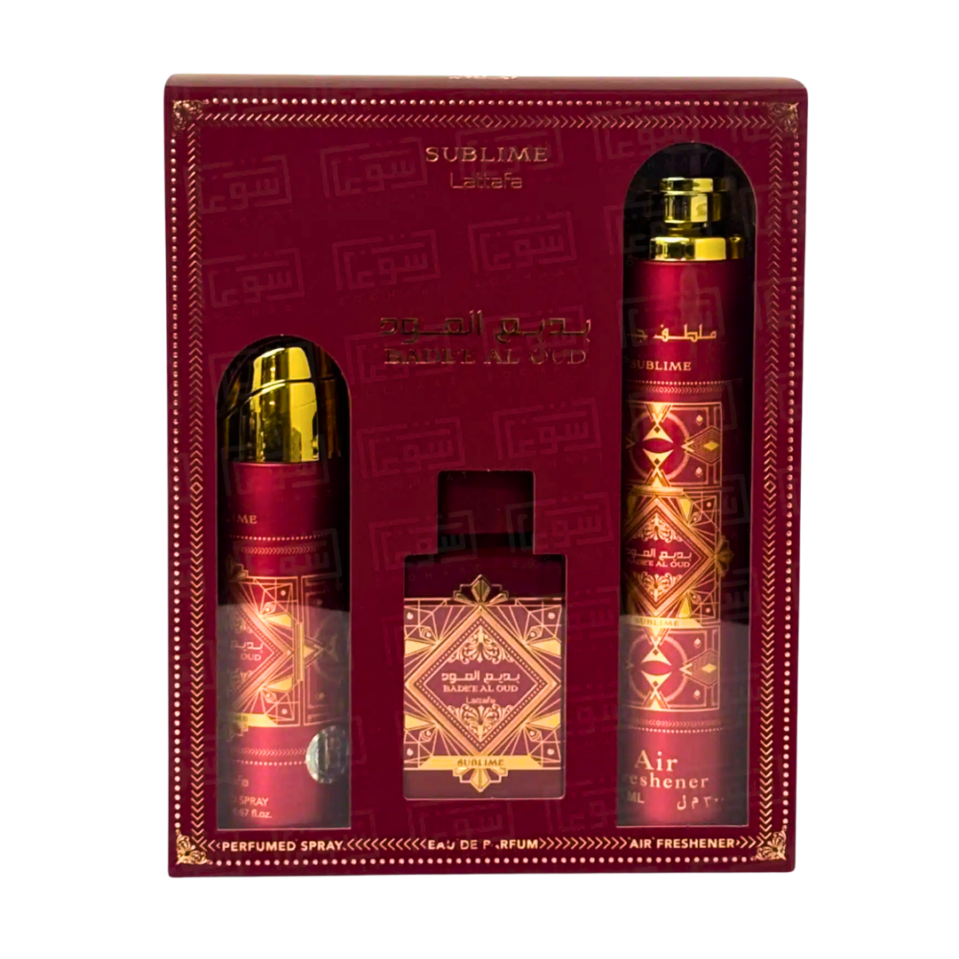 Lattafa Bade'e Al Oud Sublime 3-Piece Gift Set