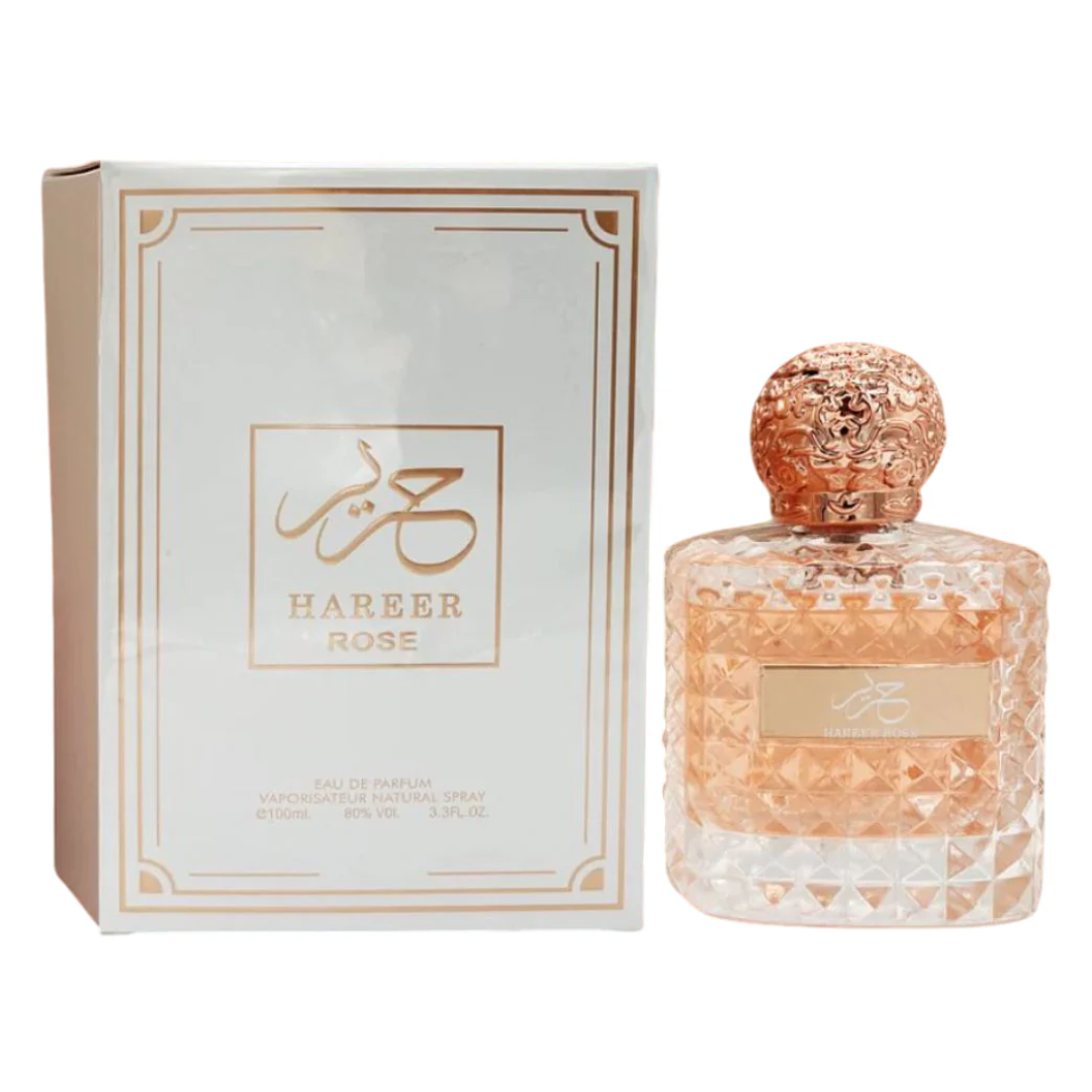 Aura Fragrances Hareer Rose EDP for Women 100 mL / 3.4 oz