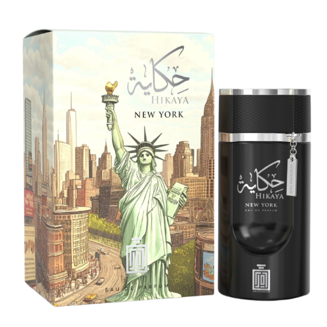 Aura Fragrances Hikaya New York EDP Unisex 100 mL / 3.4 oz