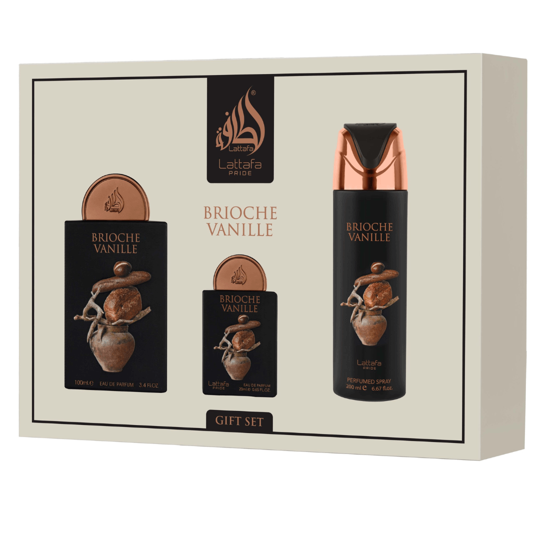 Lattafa Pride Brioche Vanille 3-Piece Gift Set