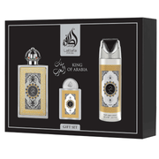 Lattafa Pride King of Arabia 3-Piece Gift Set for Men