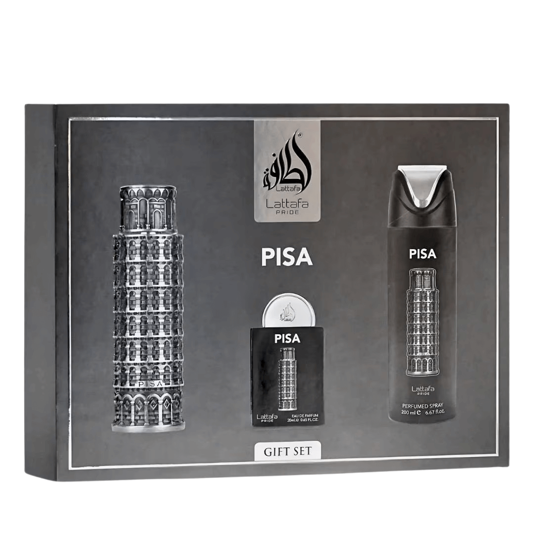 Lattafa Pride Pisa 3-Piece Gift Set for Men