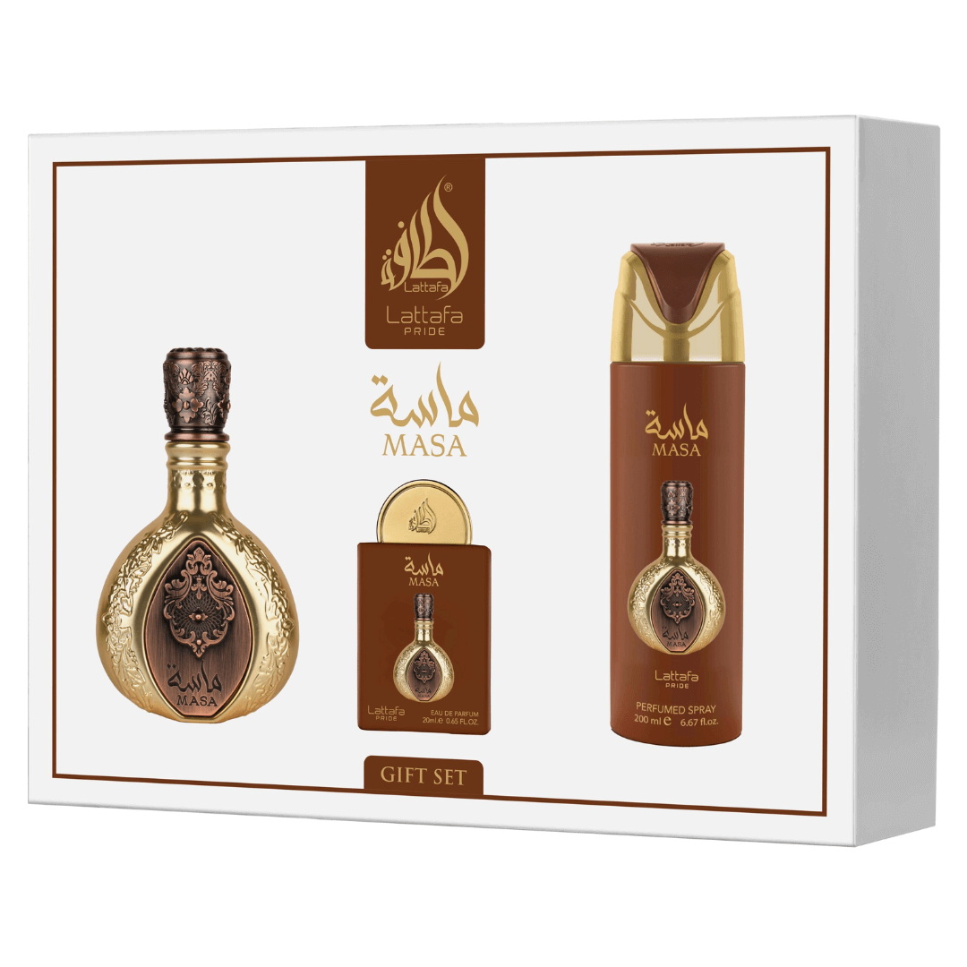 Lattafa Pride Masa 3-Piece Gift Set