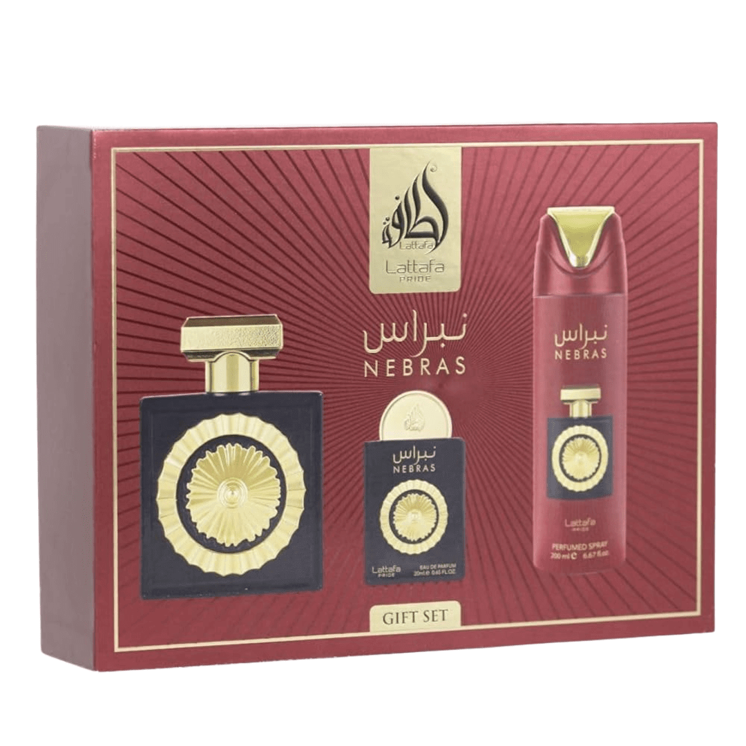 Lattafa Pride Nebras 3-Piece Gift Set